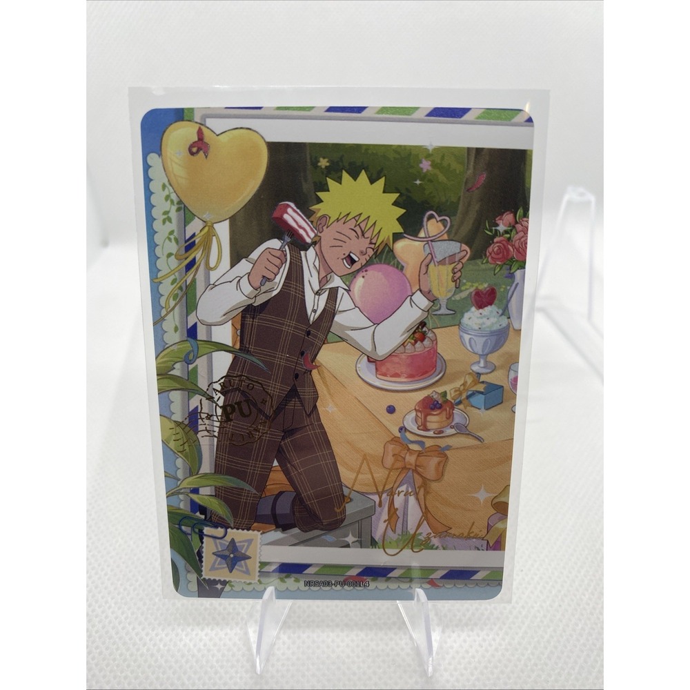 Kayou Naruto Naruto Uzumaki PU Trading Card NRSA03-PU-001L4 Hologram
